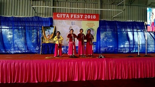 Nandgaon Gurukula students win awards at Gita Fest 2018