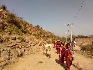 Nandgaon Gurukula goes to Govardhan – Project Krish